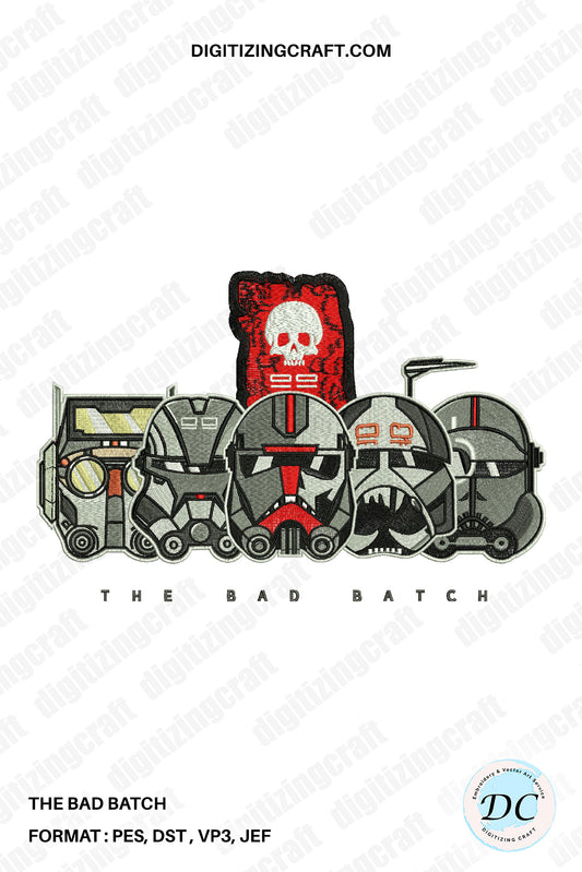 Bad Batch Embroidery Design File