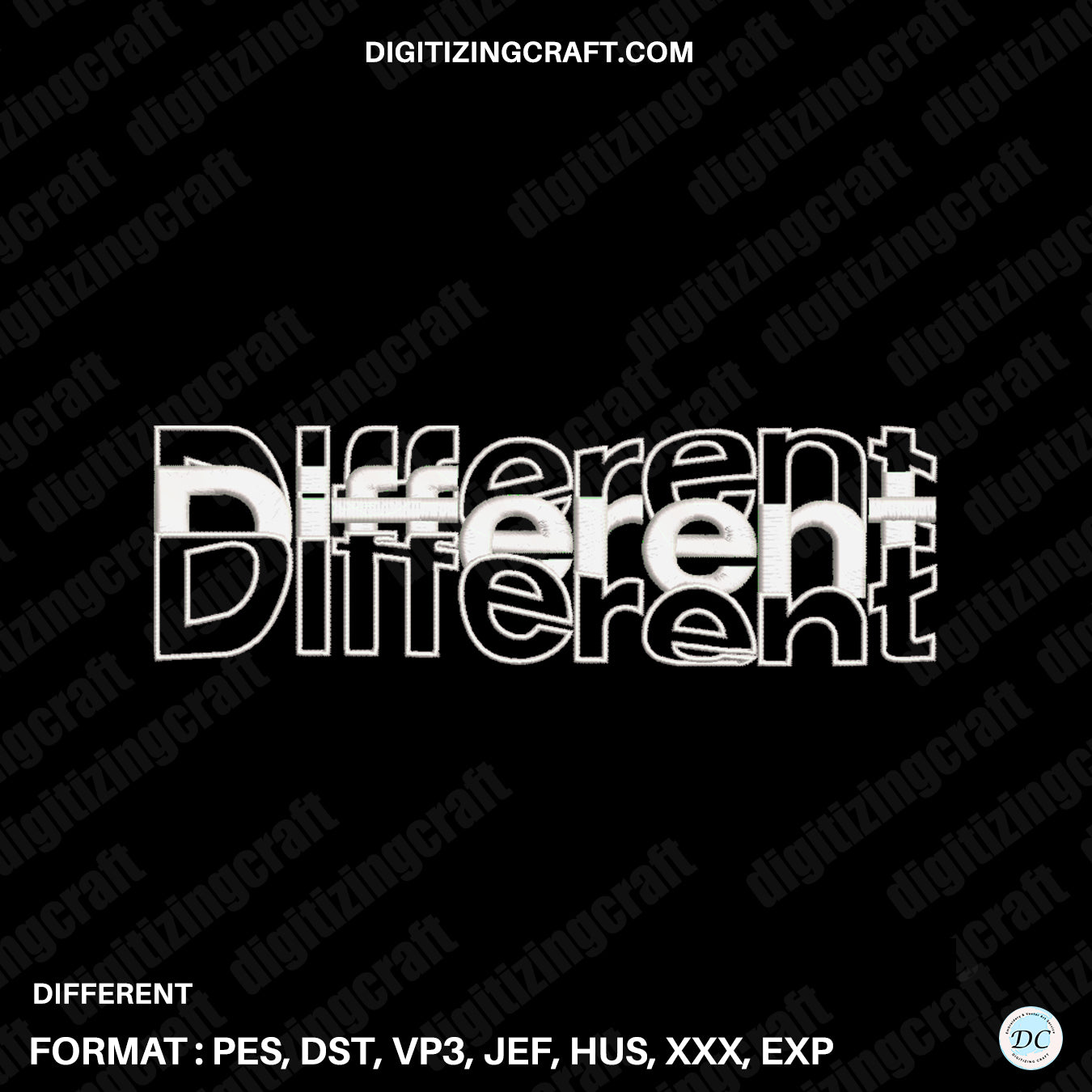 Different Embroidery design file