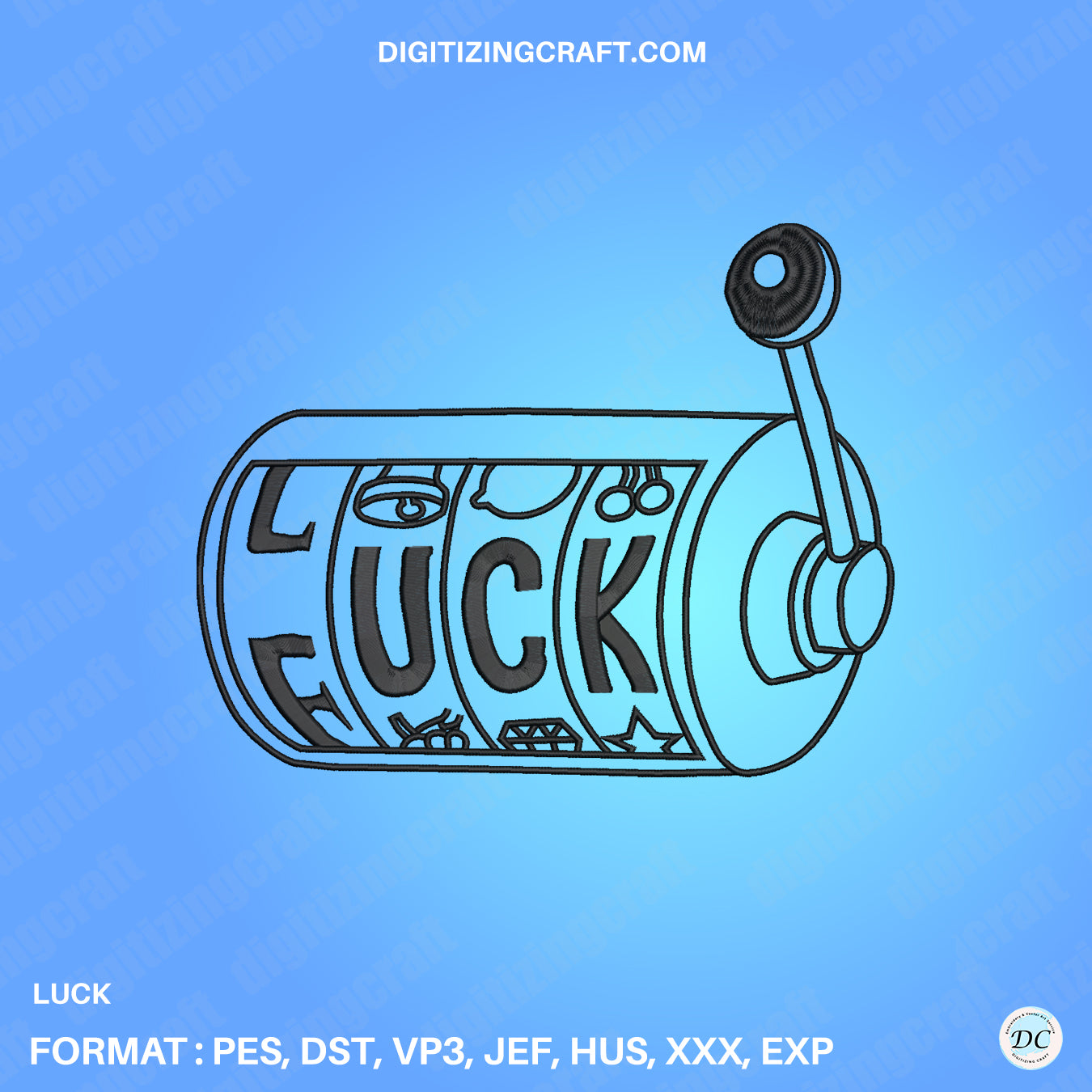 Luck Embroidery design file