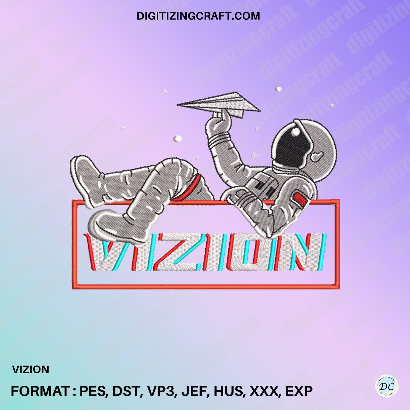 Vizion Embroidery Design file