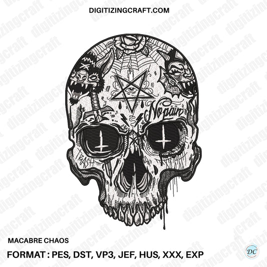 Macabre Chaos Embroidery design file