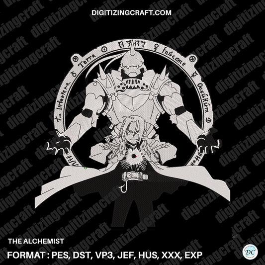 Fullmetal Alchemist embroidery design file