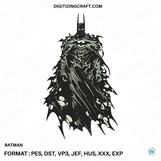 Batman Embroidery Design File