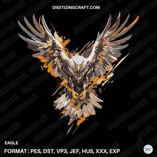 Eagle Embroidery design file