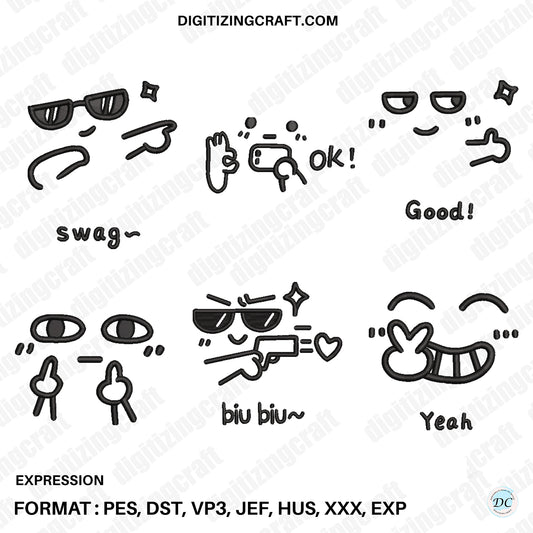 Expression Embroidery Design File