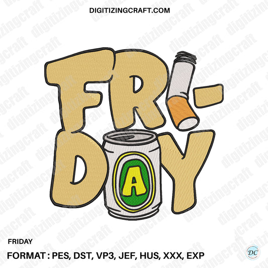 Friday Embrodiery Design file