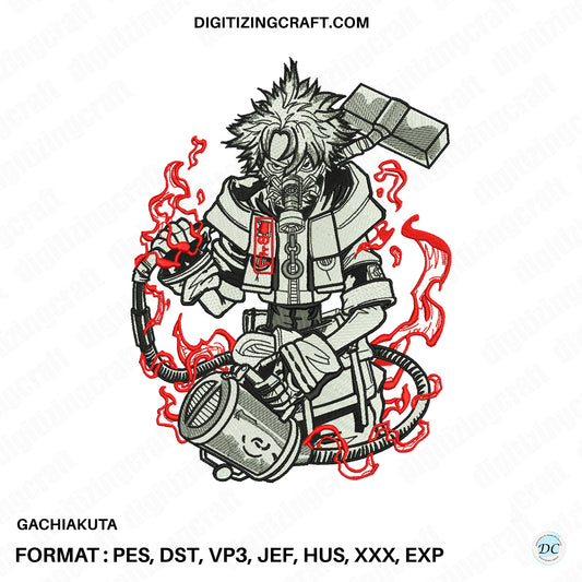 Gachiakuta Embroidery Design file