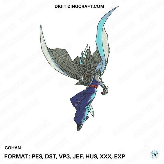 Gohan Embroidery Design File