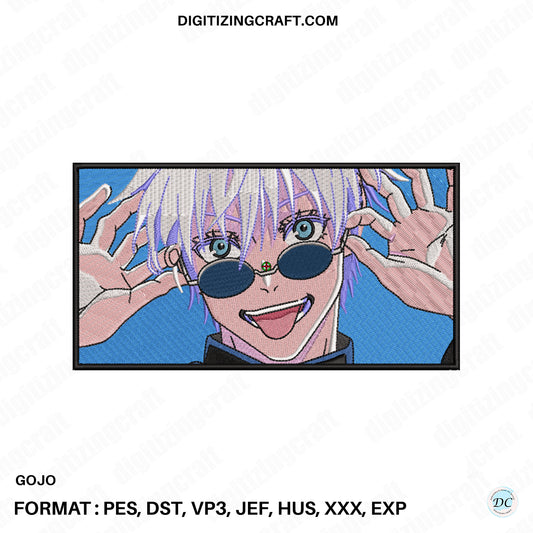 Gojo embroidery design file