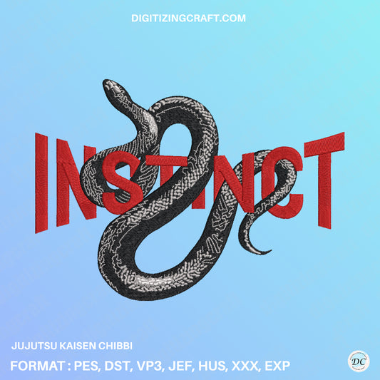 Instinct Embroidery Design file