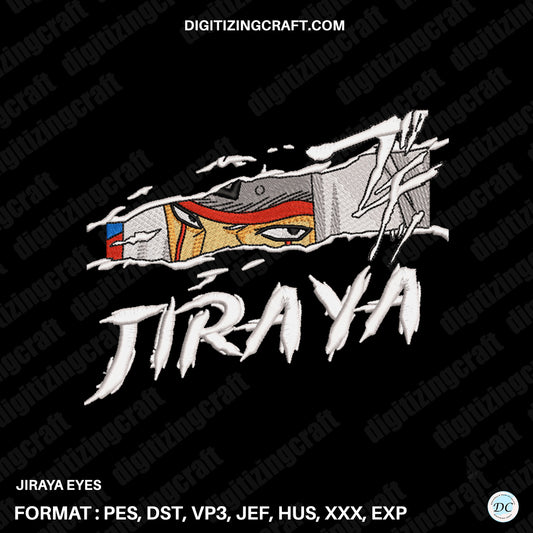Jiraya Eyes Embroidery design file