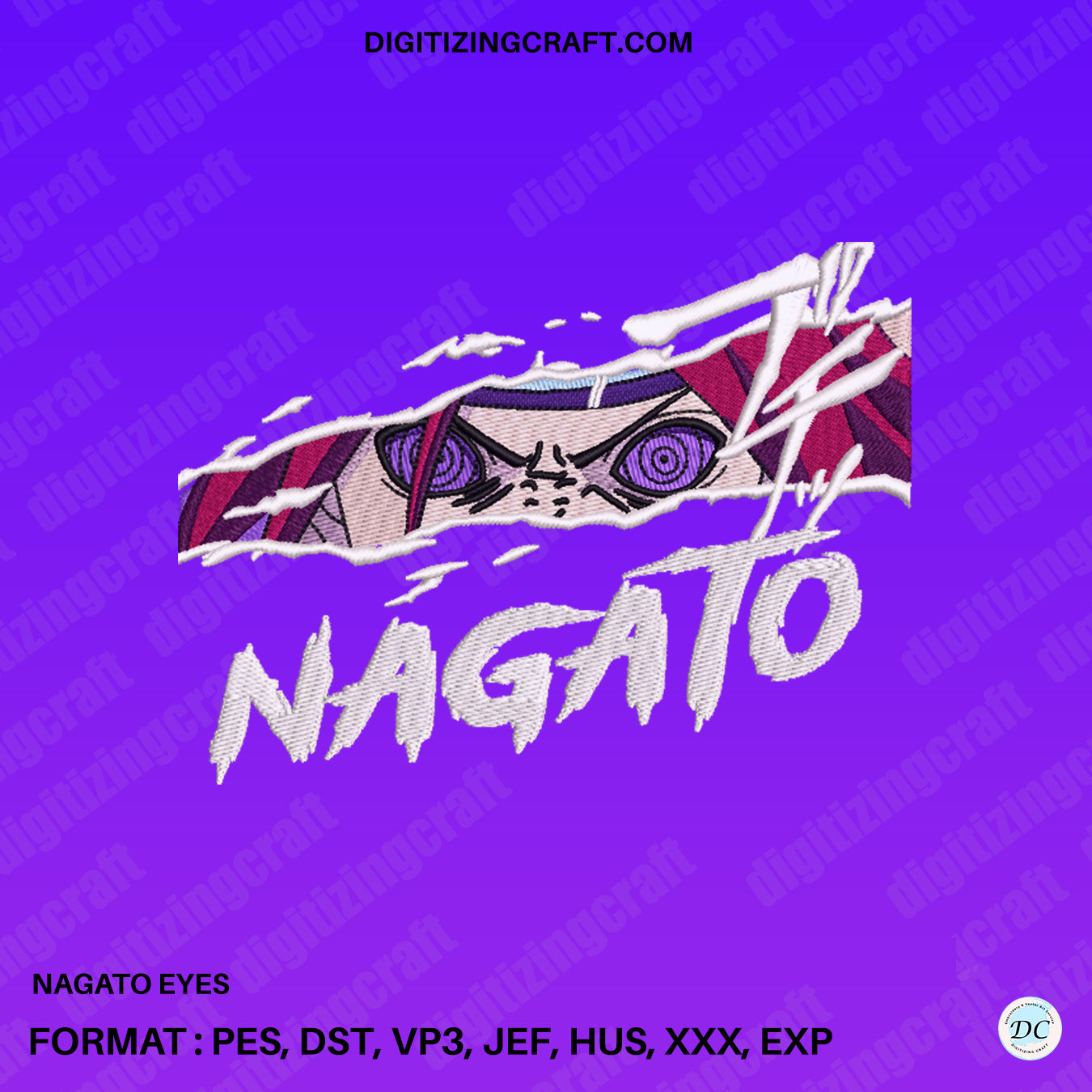Nagato Embroidery design file
