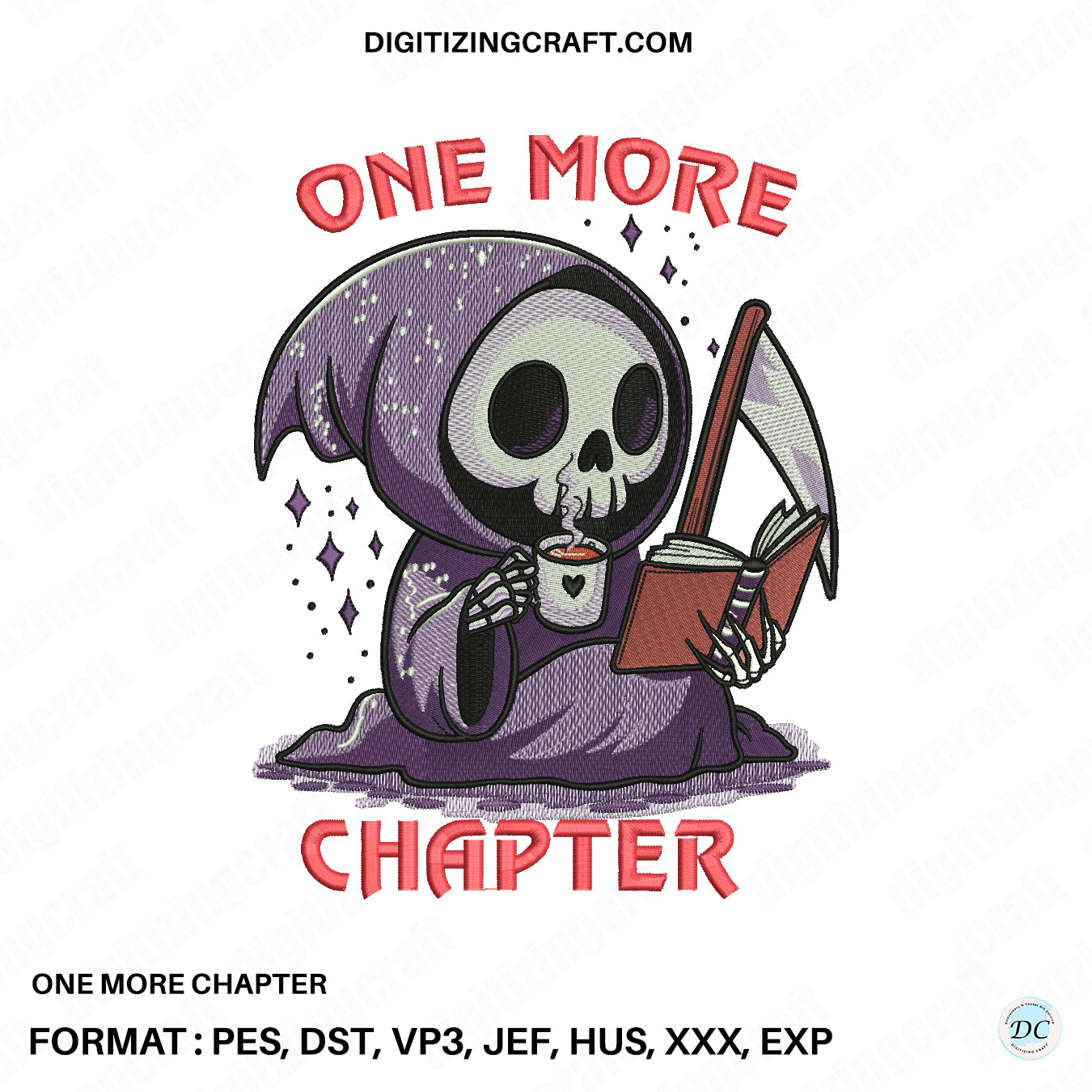 One more chapter embroidery design file