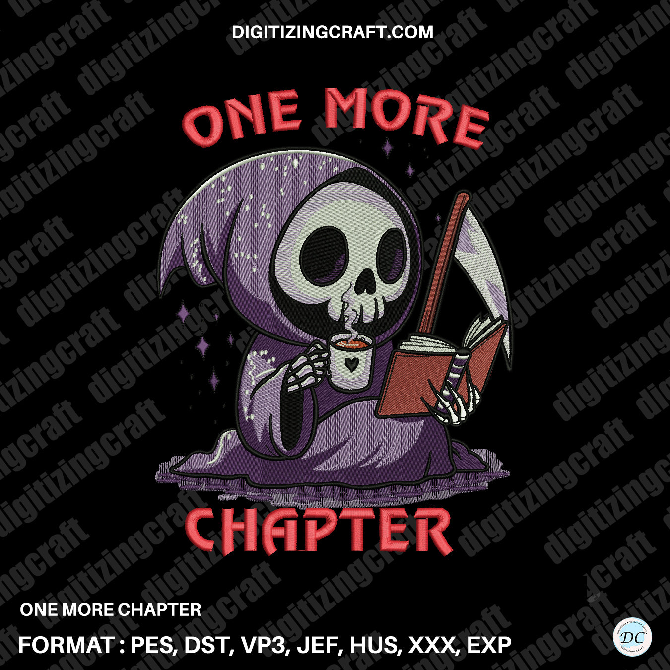One more chapter embroidery design file