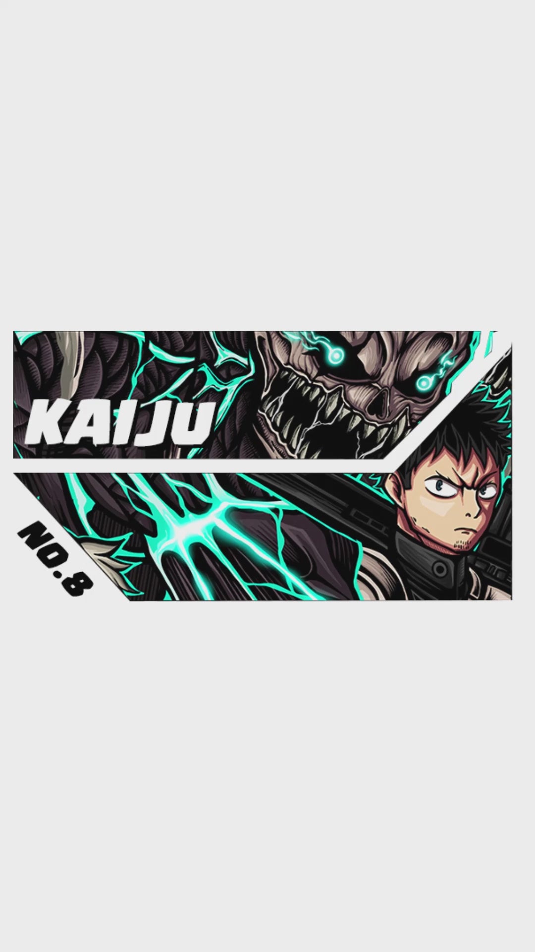 Kaiju No.8 Embroidery design file – Digitizing Craft