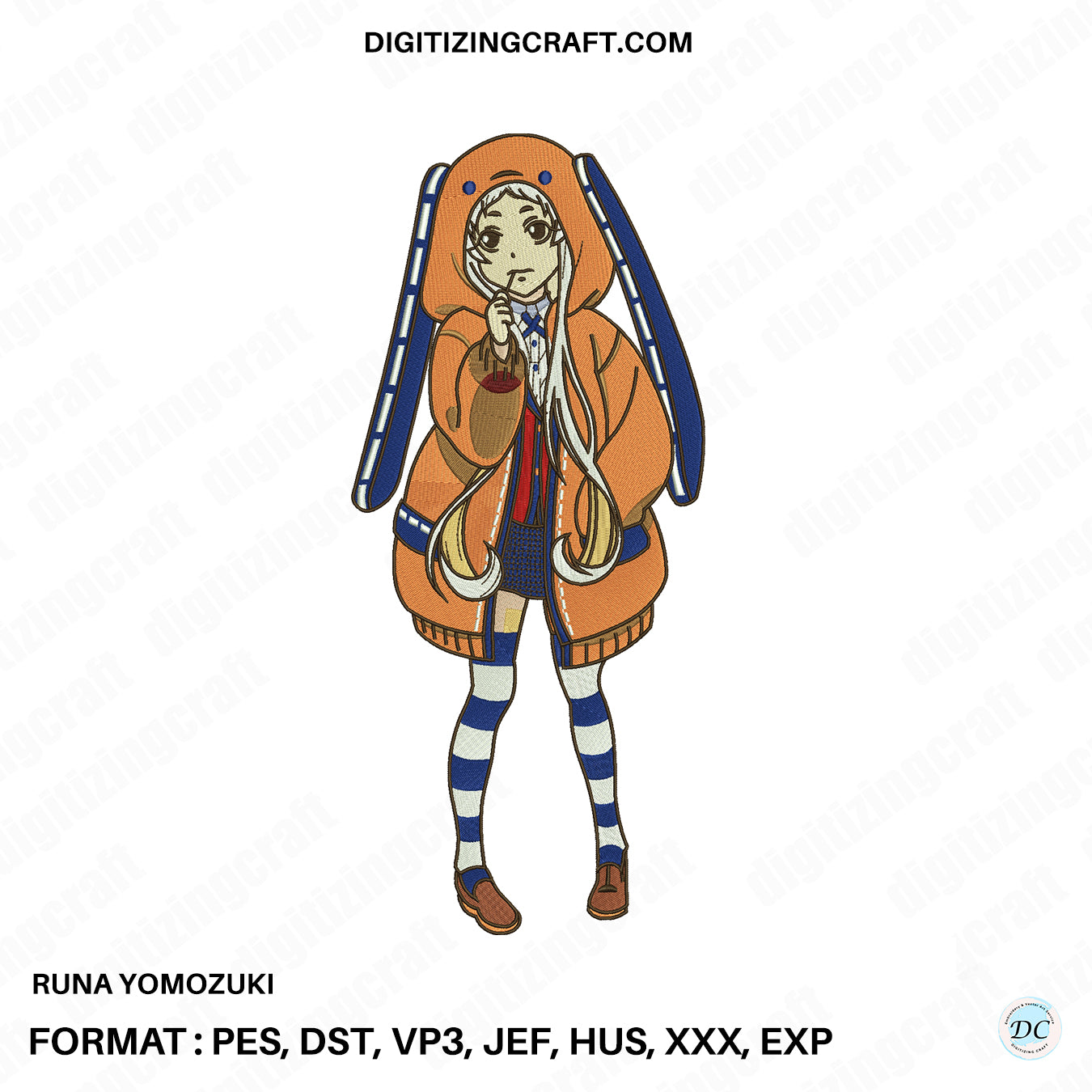 Runa embroidery design file