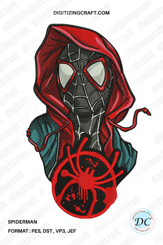 Spiderman Embroidery Design