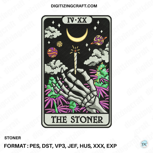 Stoner embroidery design file