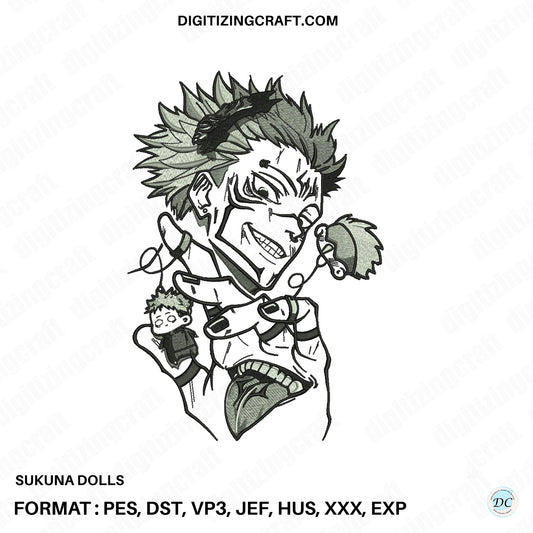 Sukuna Embroidery design file