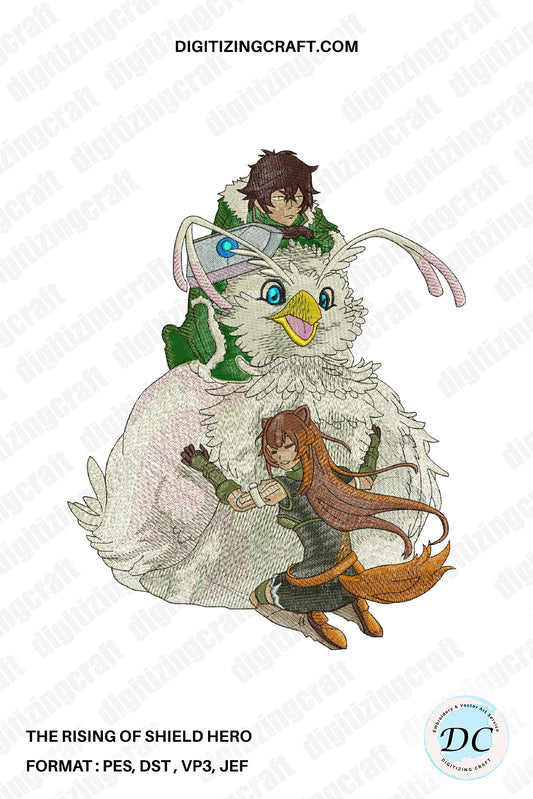 The Rising Of The Shield Hero embroidery design file