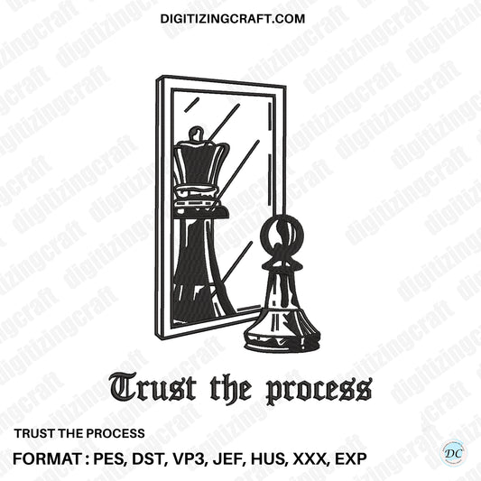 Trust the process Chess Minimal Design