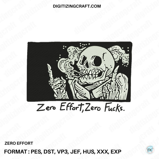 Zero Effort Embroidery Design File